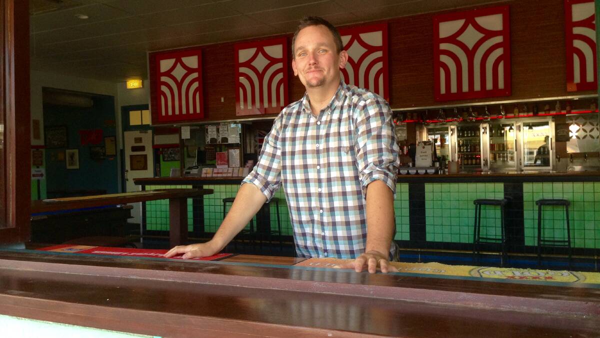 Ben Lanyon is the new manager of the famous North Gregory Hotel in  Winton. INSET: The North Gregory Hotel offers a unique outback experience.