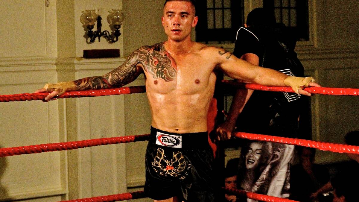 DRIVEN: Muay thai fighter Michael New won't let the mining culture get in his way of achieving his ultimate goal of snaring a Queensland title.