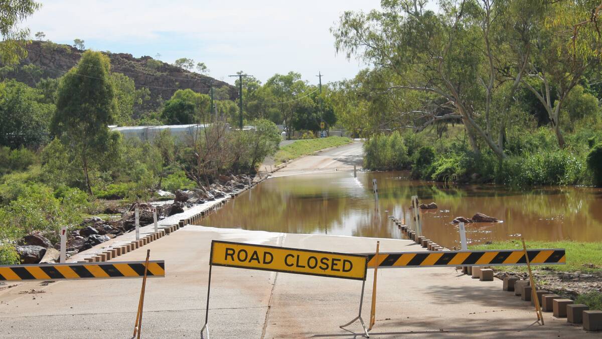 Some roads have been closed due to localised flooding.