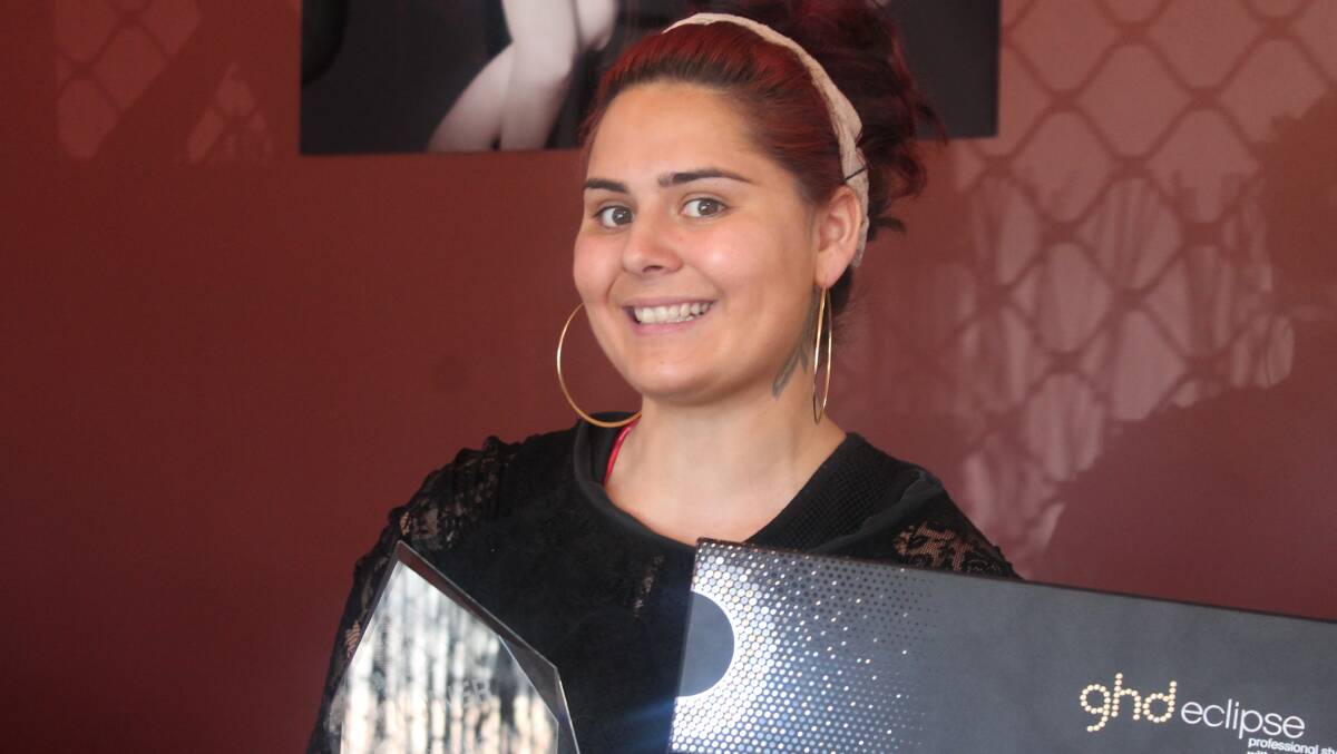Jelant Hair Studio part owner Jelissa Kelland came first in her category at the 2015 Brisbane Hair and Beauty Expo.