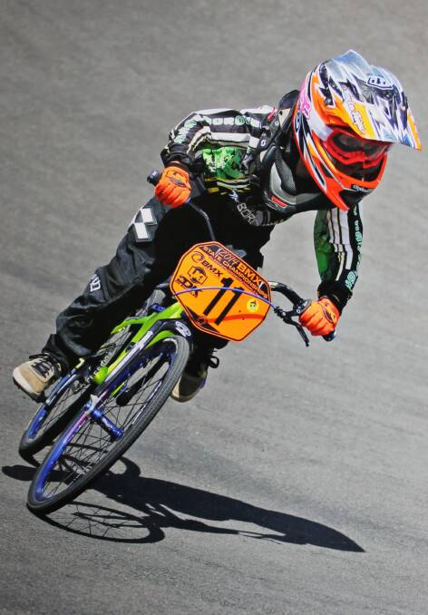 SPEEDSTER: Colton Blyth is turning heads in the BMX world.