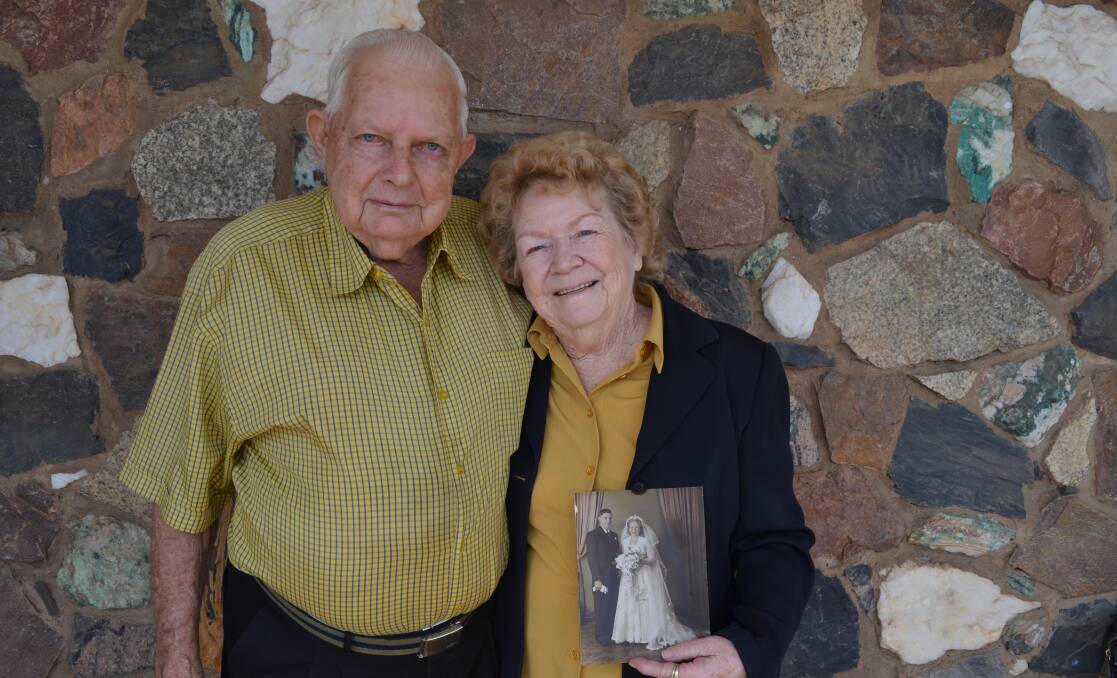 ANNIVERSARY: Allan and Betty Regeling in Mount Isa after 60 years of marriage.