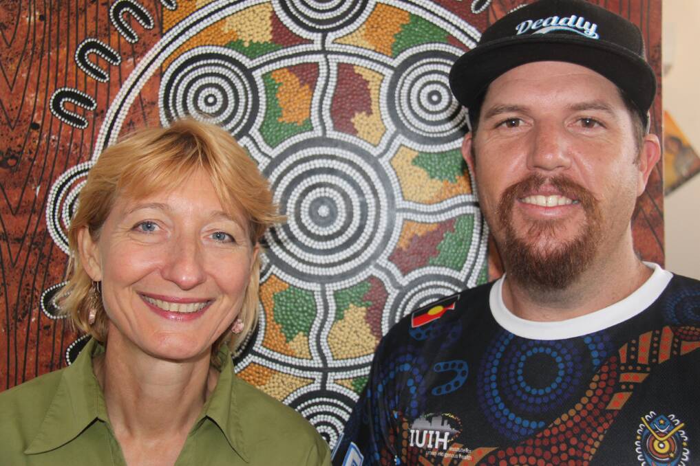 Rachel Yates and her co-presenter for the upcoming National Rural Health Conference in Darwin, Glenn Clarke. 