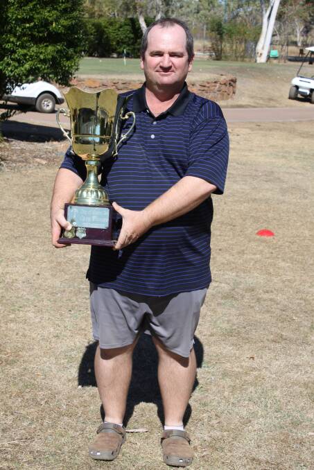 POTENTIAL CHAMP: Mount Isa’s Rob Murphy will hope to get his hands back on this trophy on Sunday.