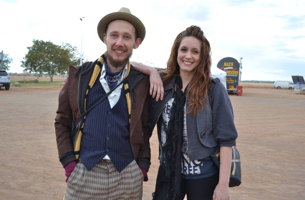 Slamming: Master of Ceremonies and slam poet Adam Hadley and State Library of Qld events co-ordinator Heidi Arni travelled from Brisbane to hold Cloncurry’s heat of the Australian Poetry Slam.