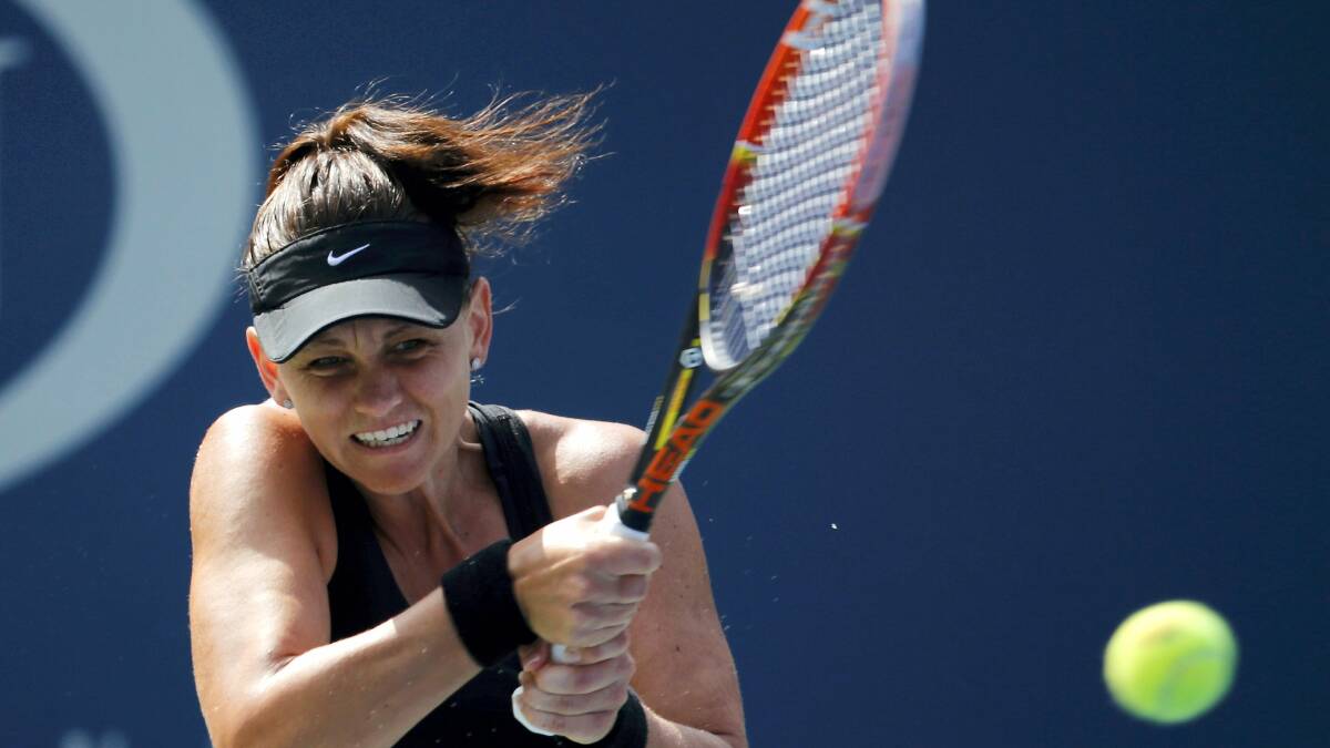 Casey Dellacqua has avoided a tricky first-round assignment.
