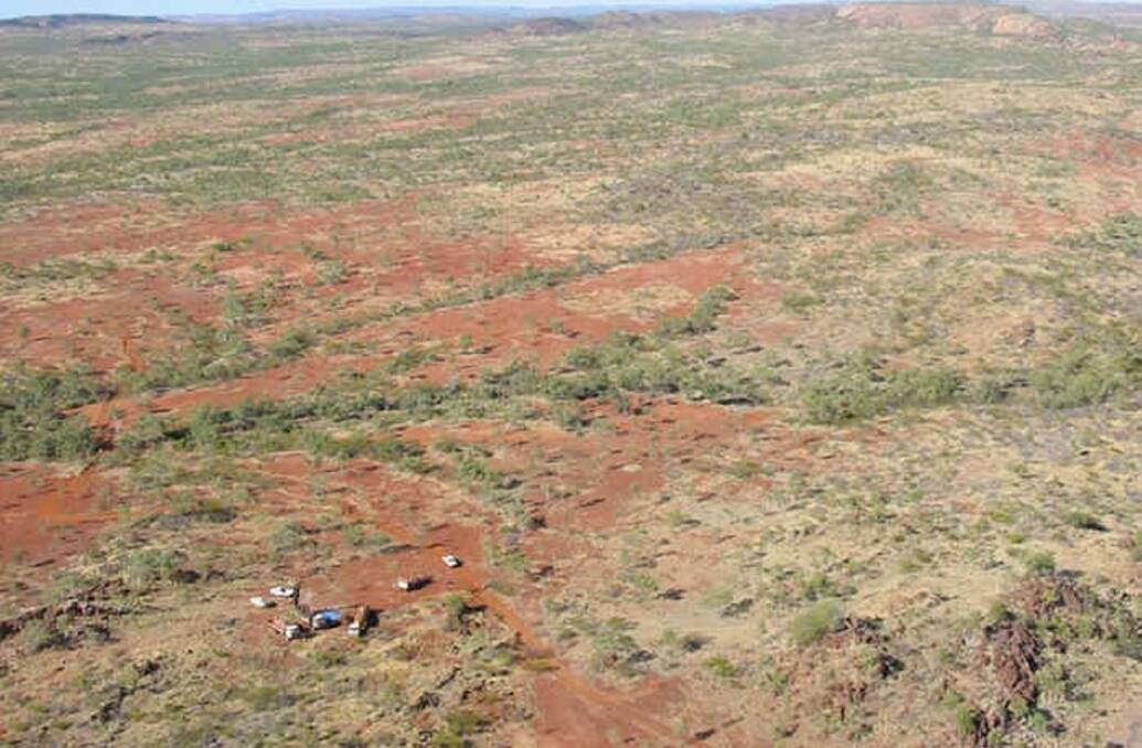 RICH: An aerial view of Summit Resources’ Skal deposit, 32km north of Mount Isa.