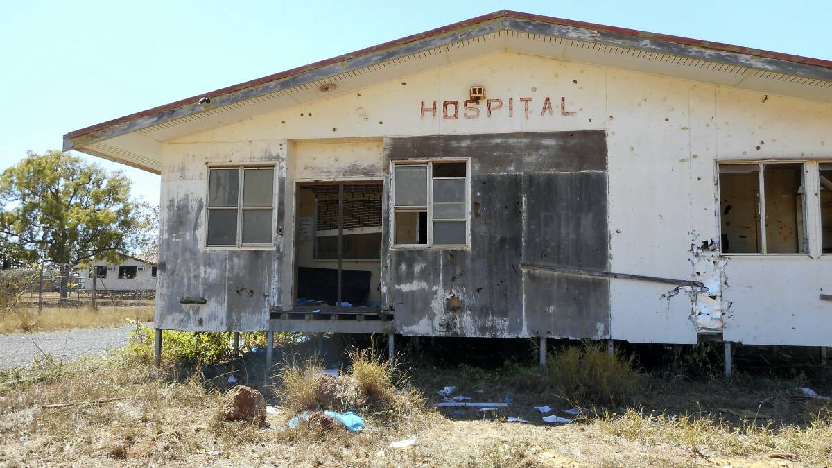 GOING, GOING: The old hospital will soon be no more.