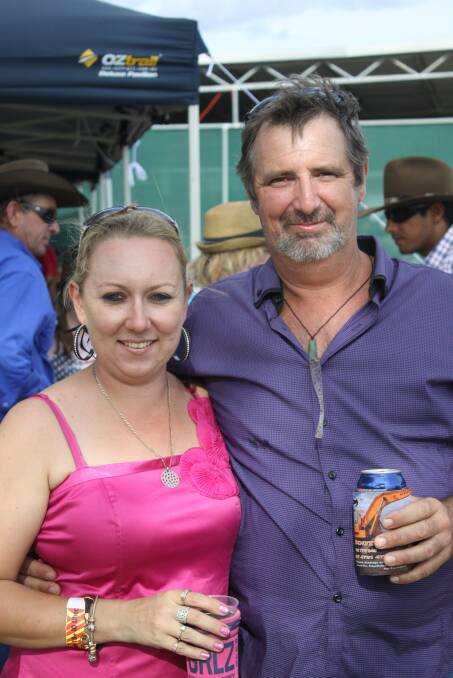 DAY OF STYLE: Mount Isa duo Tanya Rogers and Greg Bright enjoyed the Julia Creek Dirt n Dust Festival in style at the Races.