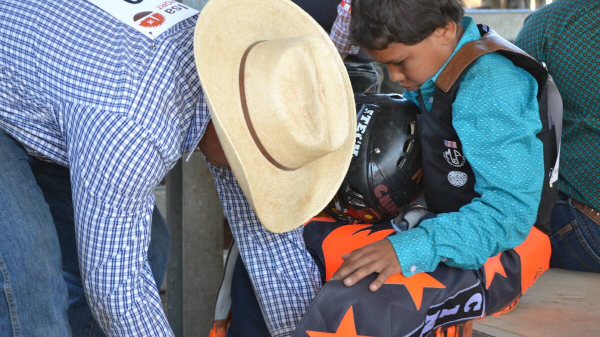 THOUSANDS of people pack Buchanan Park for the Mount Isa Mines Rotary Rodeo each year but only a few were lucky enough to watch action from behind the chutes. 