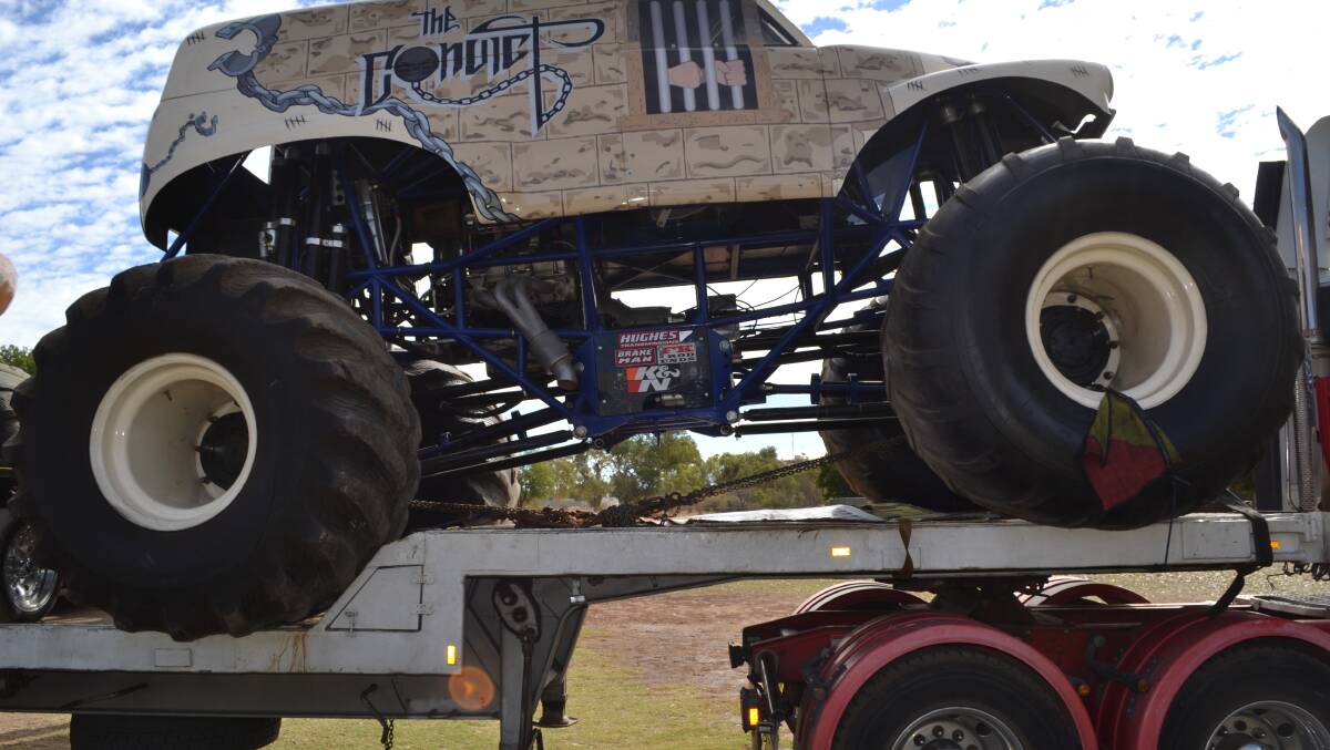 Leaving: The USA Monster Truck Rally monster trucks will not return to Mount Isa.