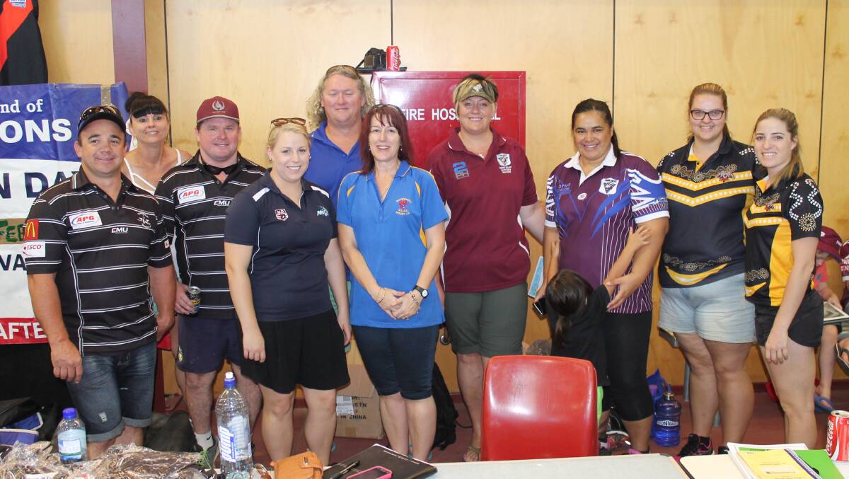 LEAGUE OF THEIR OWN: The team from all of Mount Isa’s rugby league clubs.
