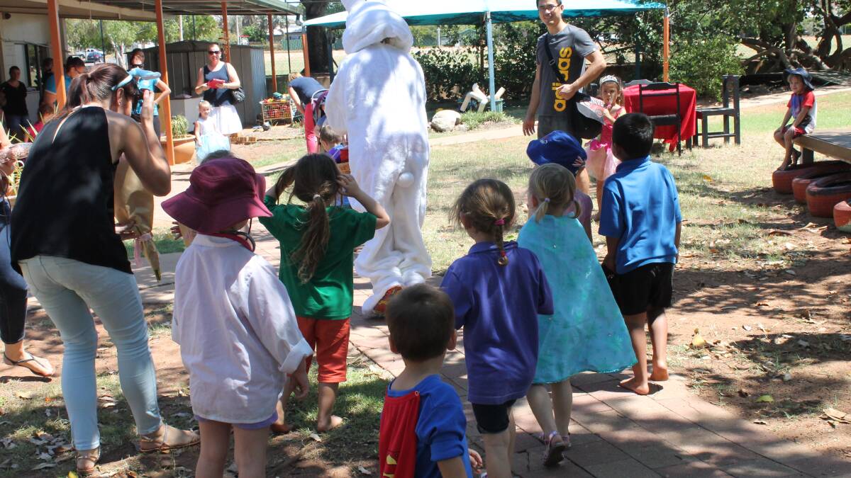 Easter Bunny treats, pupils visit hospital