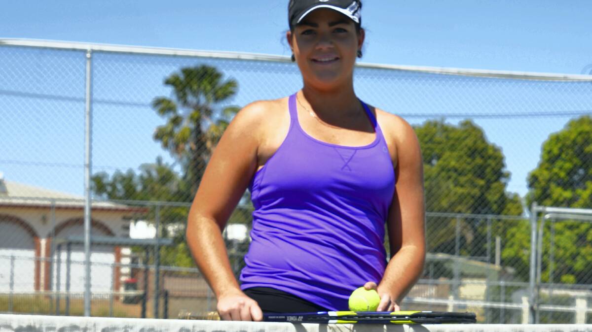 Emma Braithwaite has started her own tennis coaching business, Slice of Heaven Tennis Academy.