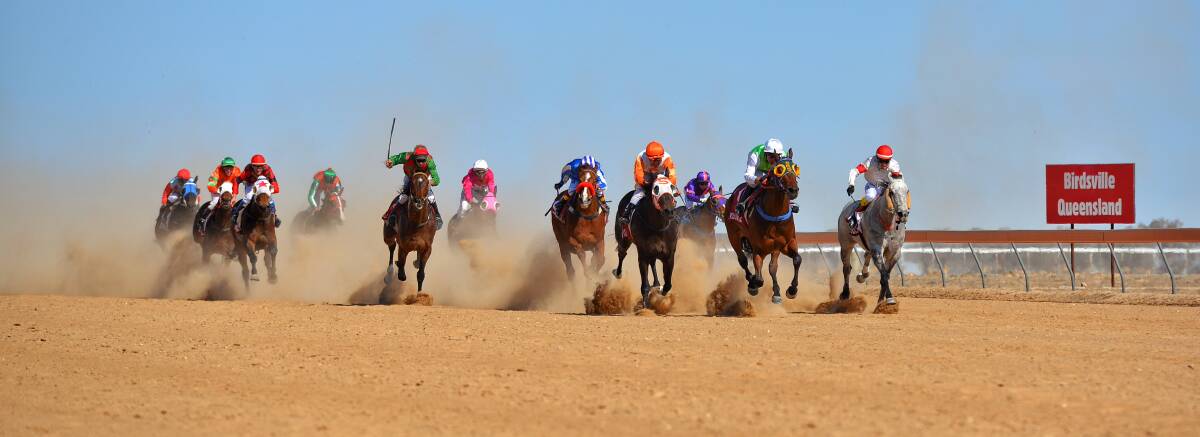 Birdsville races are just one of the many events in outback Queensland drawing a large crowd.