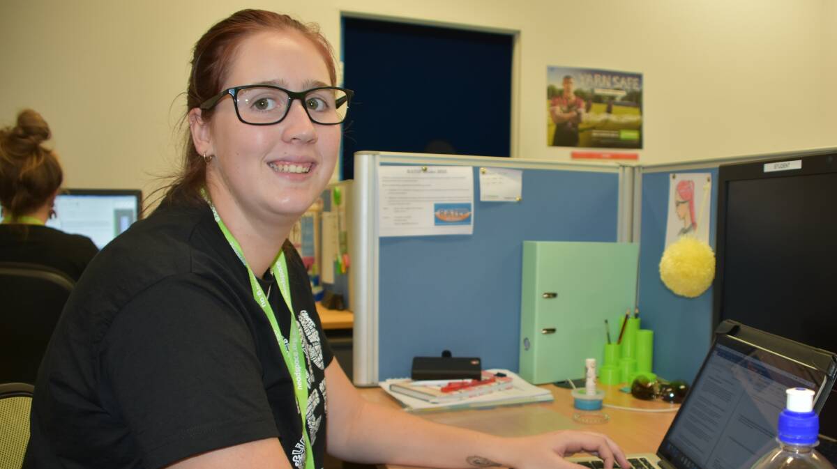 STAFF RETENTION: Dana-Jade Dunn is three weeks in to her social work placement at Mount Isa headspace – and she is loving it. 