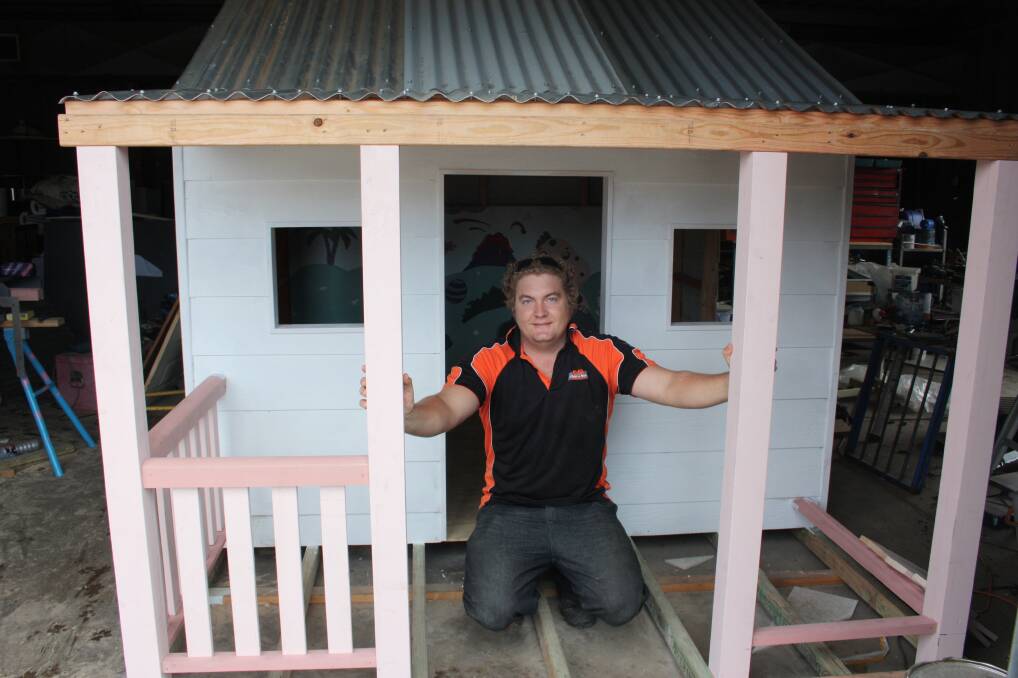 WELCOME HOME: One lucky family will receive this cubby house as a gift this Christmas.