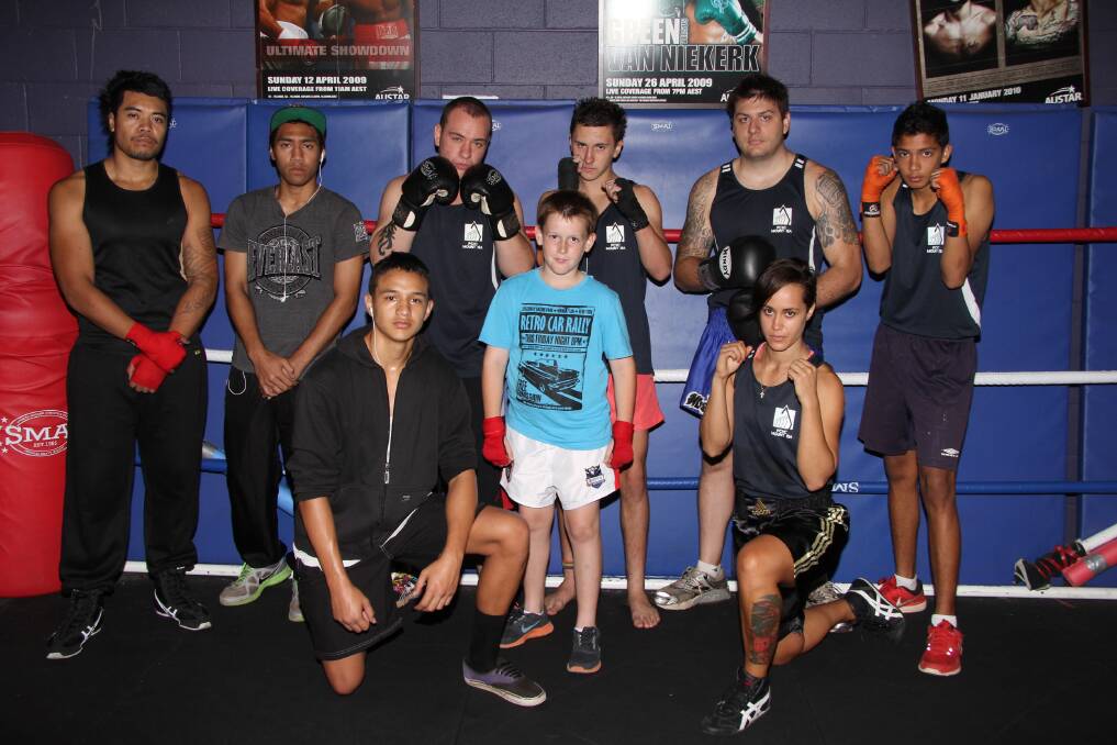 STEPPING INTO THE RING: The PCYC's keen group of boxers are ready to rumble.