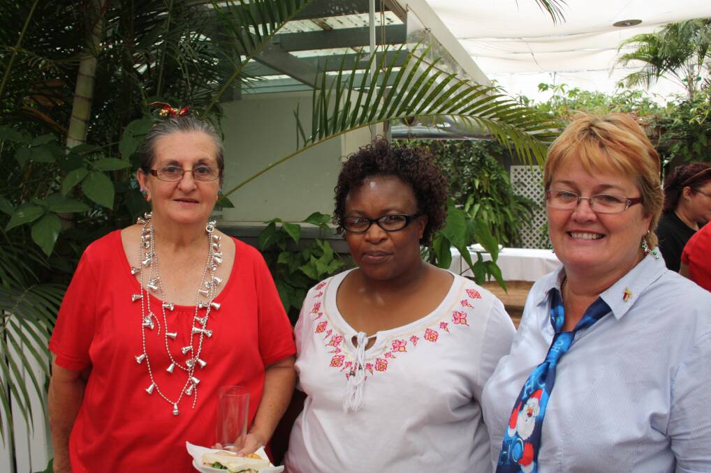 CARING: Blue Care Respite staff, from left, Grace Bunton, Barbara Chinyama and Robyn Mumford.