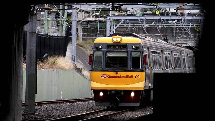 Tuesday's state budget shows the Newman government is quietly pushing ahead with a $1.1 million plan for extra trains to cross the Merivale Bridge at South Brisbane. Photo: Michelle Smith