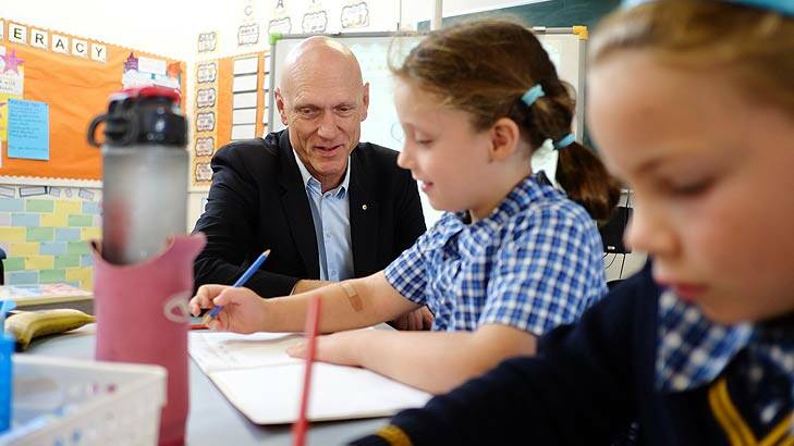 Federal Education Minister Peter Garrett. Photo: Luis Enrique Escui