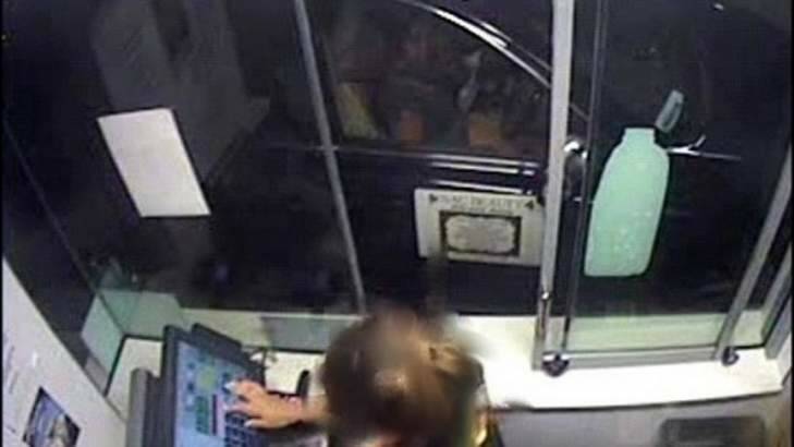 Novy Chardon is caught on CCTV footage at a McDonalds drive-through. Photo: Supplied