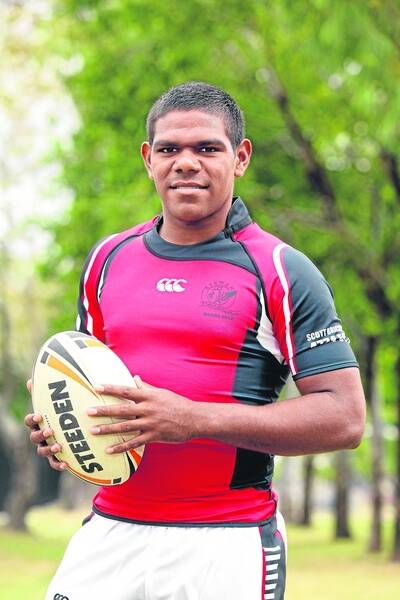 MAKING HIS MARK: Cloncurry junior rugby league player Kierran Moseley will push for a place in the Australian Schoolboys team at next month's national titles in Port Macquarie. - zz