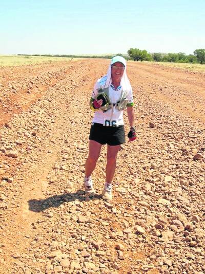 DESERT CROSSING: Jane Trumper is the first woman to run across the Simpson Desert. -zz