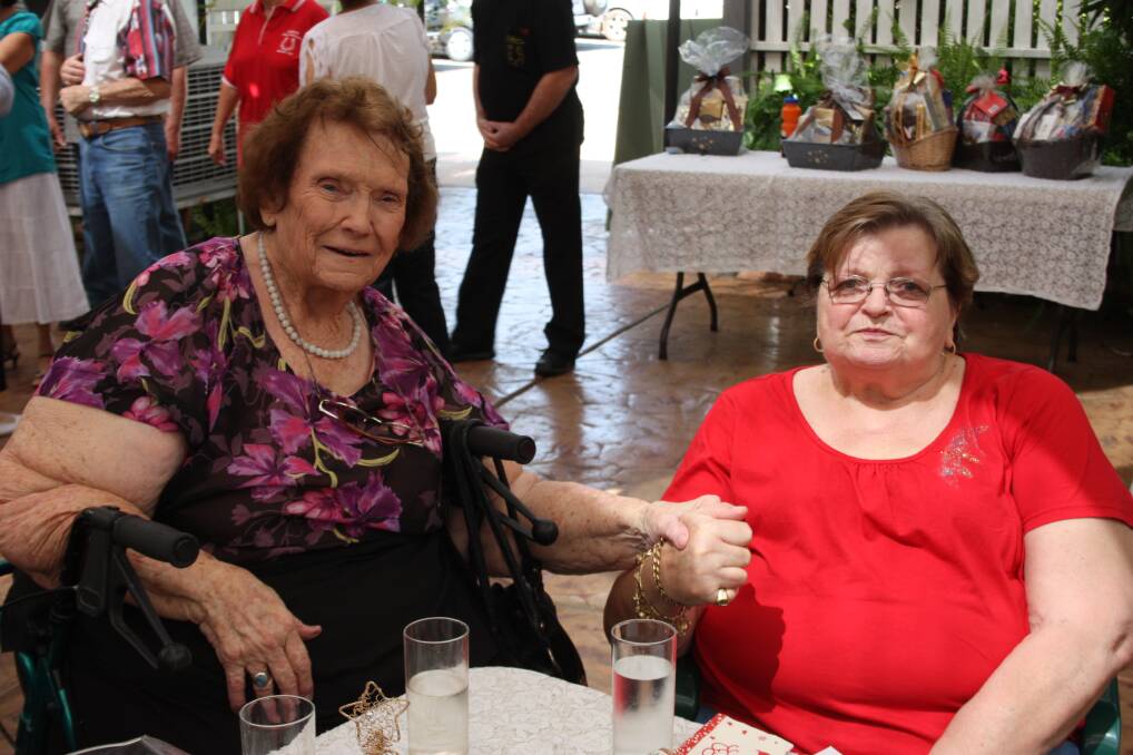FRIENDS FOREVER: Barbara Fisher and Edda Reichmann.