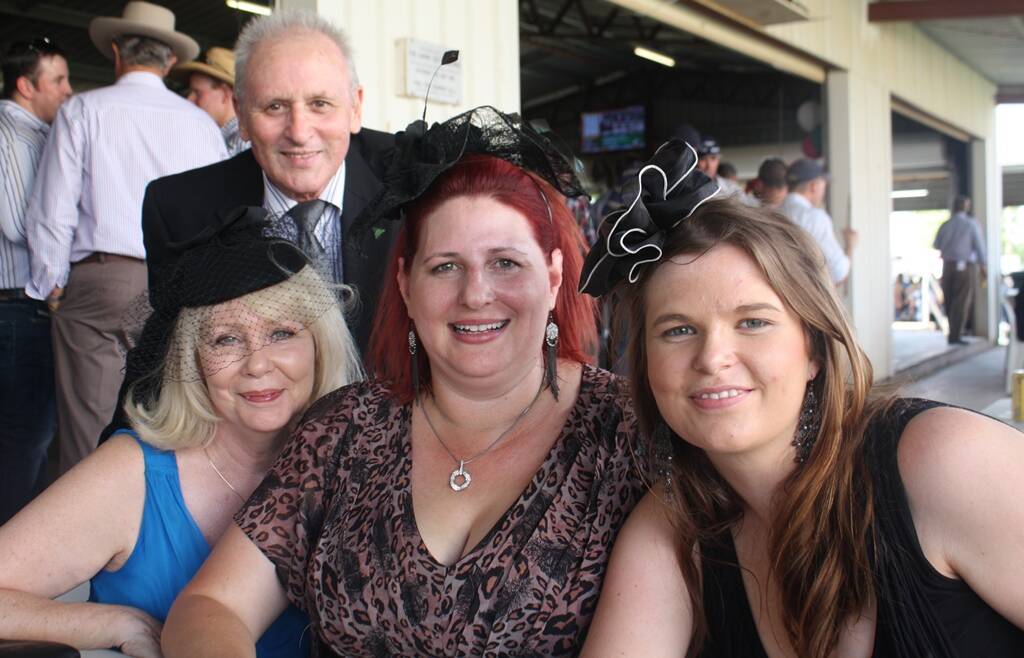 BIG DAY: From left Esther Wines, Ron Wines, Tricia Layt and Verity Keenan.