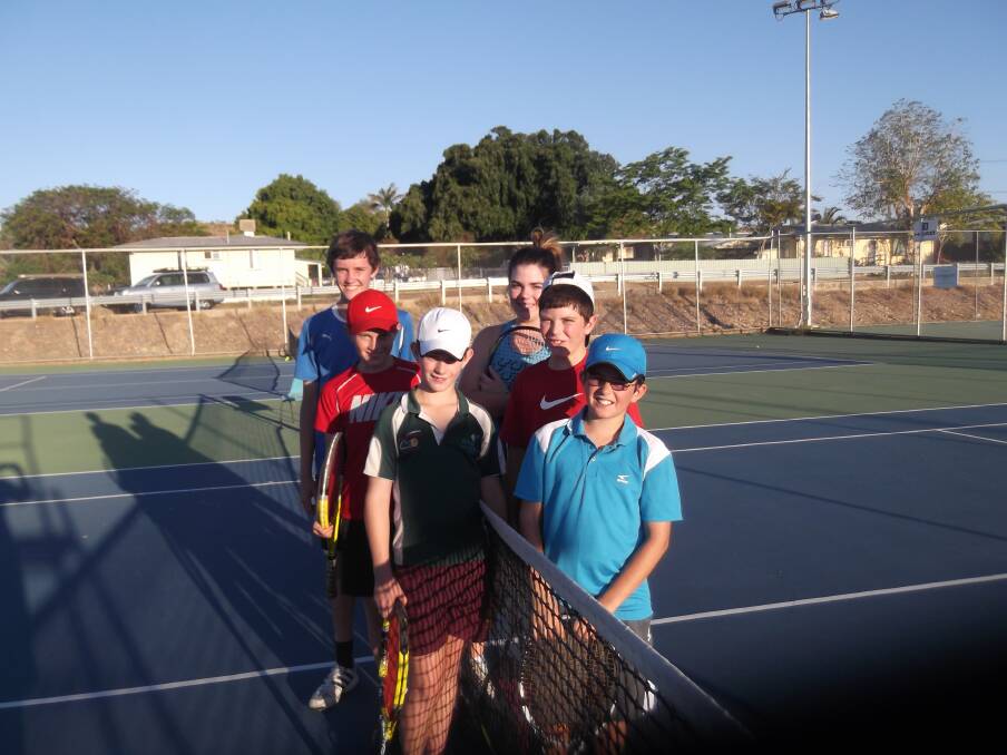 HEADING TO ROCKHAMPTON: Some of Mount Isa's junior tennis players will head to the Medibank Junior Development Series Finals. zz