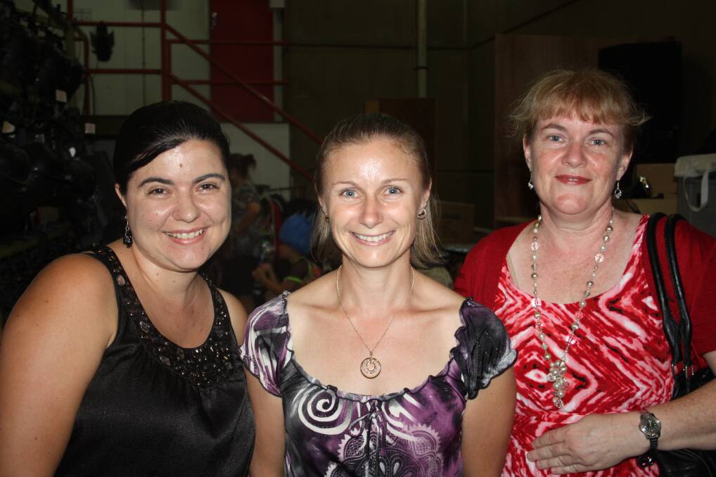 THANKS MUM: Providing help and support are, from left, Melissa Jones, Lenore Krutzfeldt and Christine Griffin.
