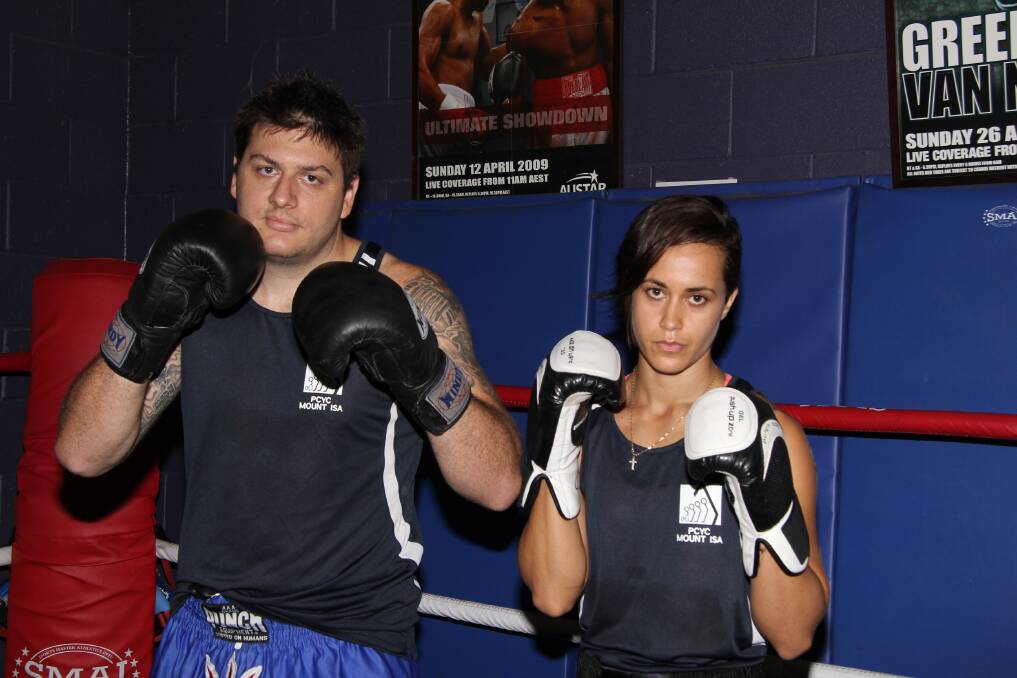 ONES TO WATCH: Mick Atholwood and Margot Smith will be the headline acts at tomorrow night's PCYC Fight Night.