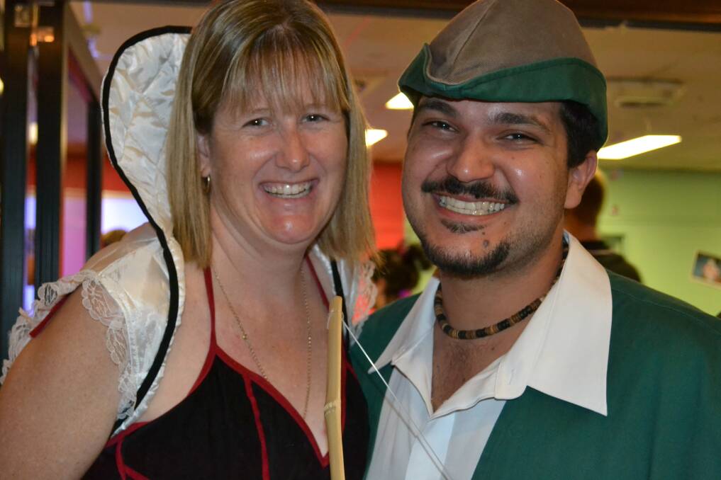 QUEEN OF HEARTS: Lisa Seabourne and Frank James.