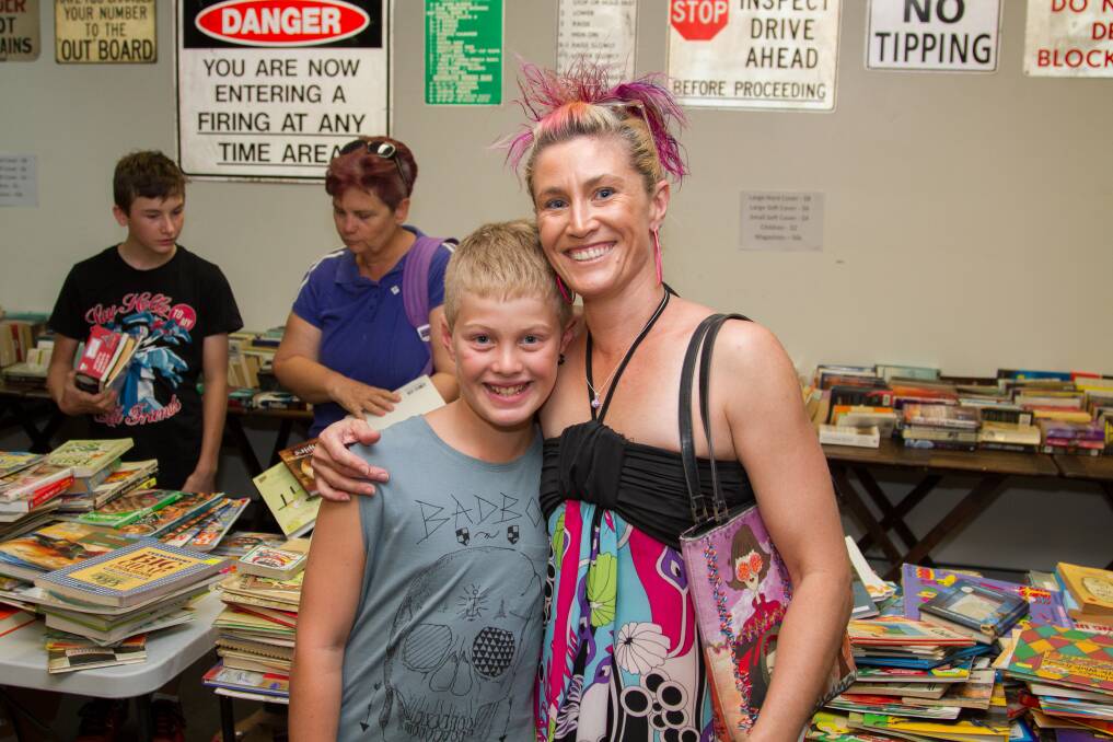 DAY OUT: Books for Bundy brought Ethan and his mum Susan Cernoia out for a day together.