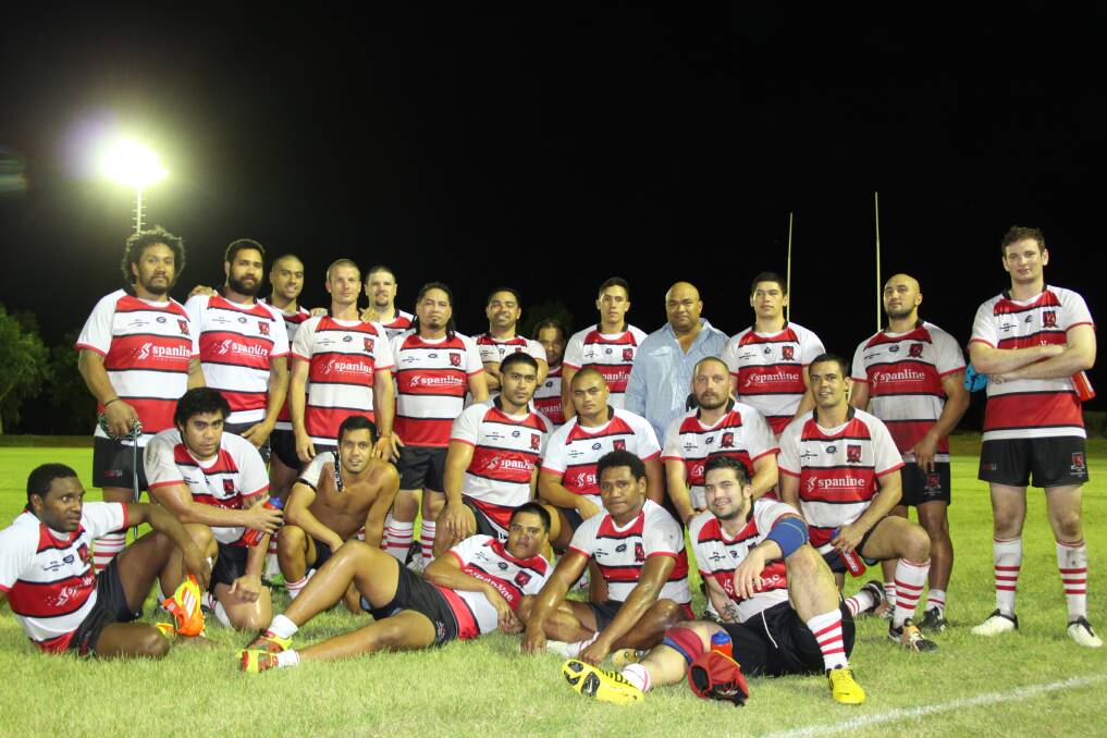 PLAYING FOR PRIDE: The Mount Isa rep rugby union team.