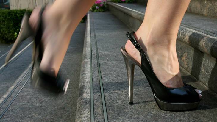 Achilles heels: The higher they are, the more pain you'll feel.