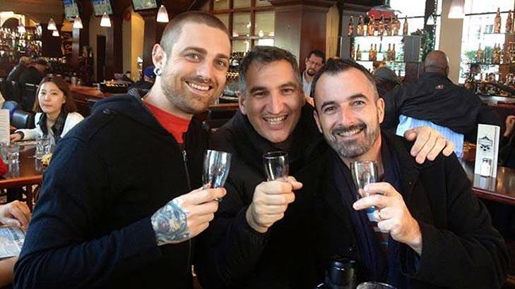 Slightly Twisted Refreshments owners Nicholas Heard, Diego Frigerios and Patrick Boucher. Photo: Supplied
