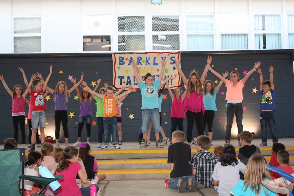 TALENT POOL: Collective act from Barkly kids.