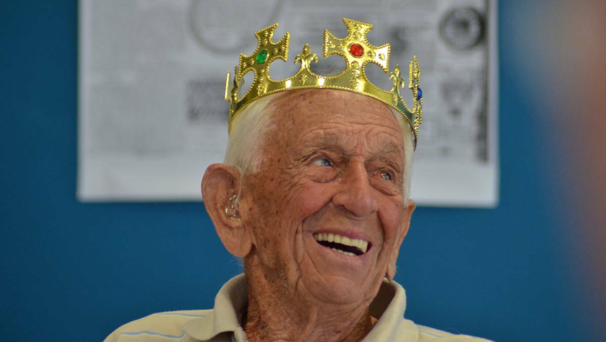 Keith Dawson of Port Macquarie celebrated his 100th birthday with a dance and song.