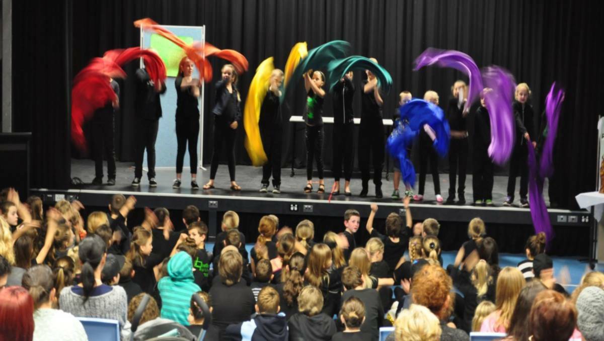  St Joseph's Primary School in Laurieton held their first drama show for parents recently. The students had been rehearsing for many hours to bring together a colourful performance.