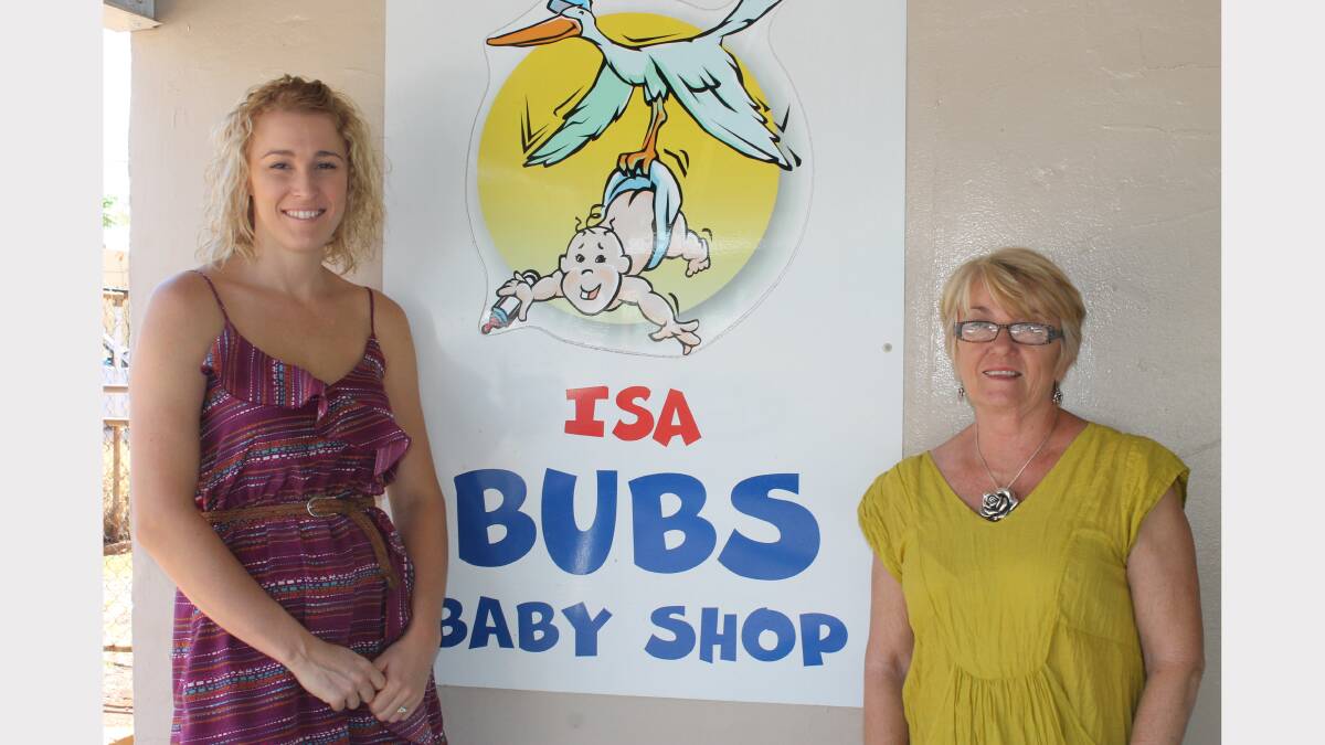 Courtenay Wilkins and Sandy Wilkinson have made the difficult decision to close Mount Isa's only baby goods store.  Picture: JASMINE BARBER