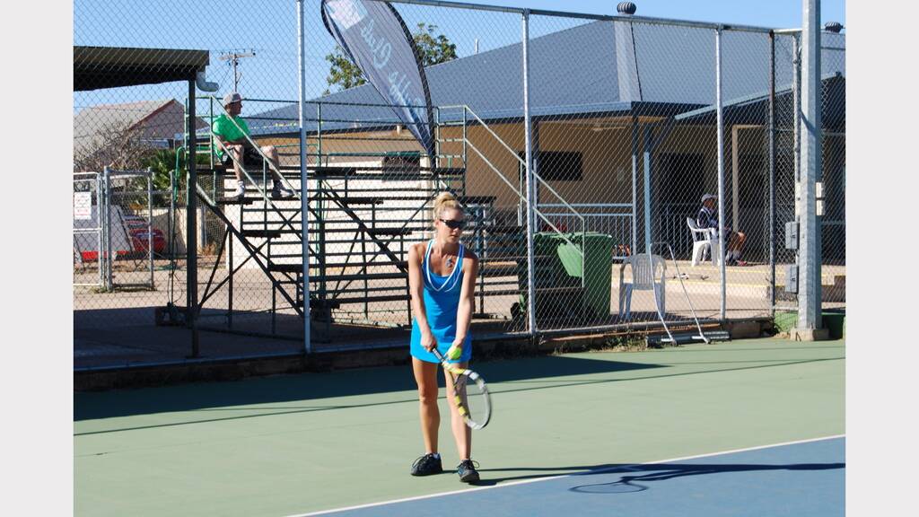 Copper City Tennis Club coach Peta Starr leads the Getting Into The Game initiative.