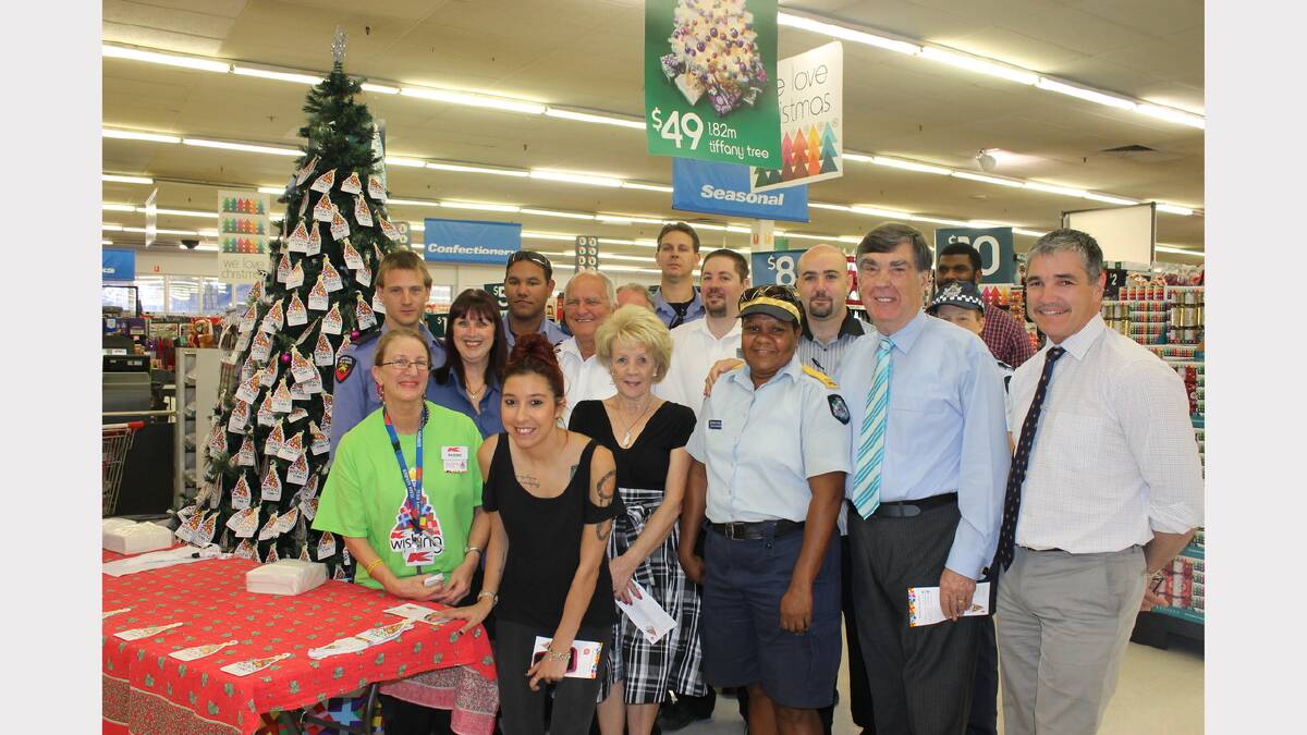 CHRISTMAS cheer officially began in Mount Isa yesterday with the launch of the annual Kmart Wishing Tree appeal.