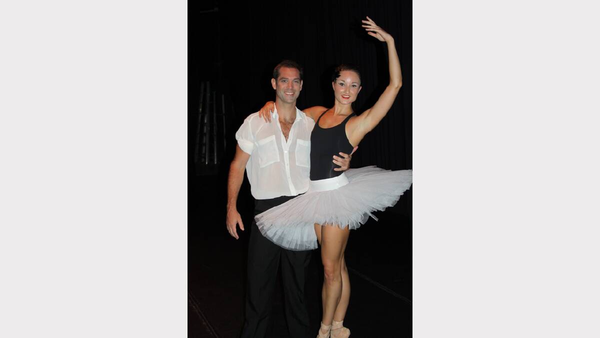 DANCERS: Adam Thurlow and Rebekah Conry from the Melbourne Ballet Company.
