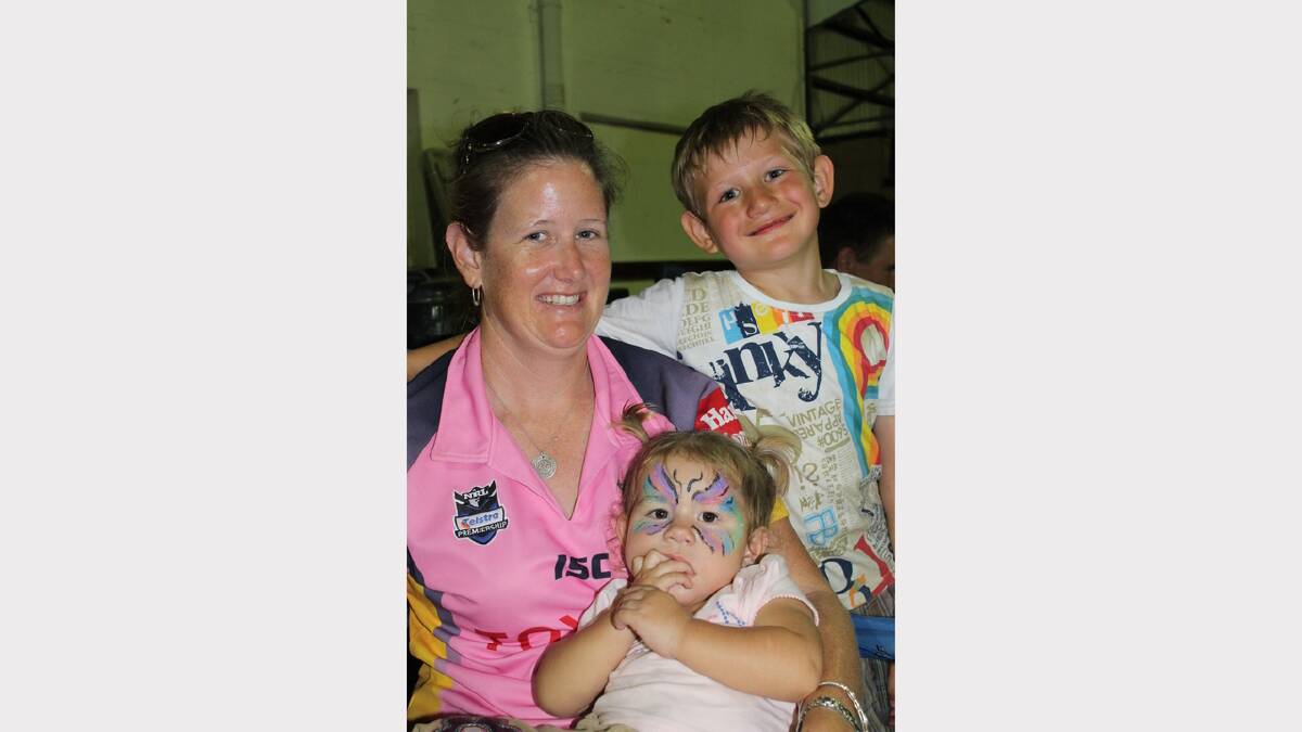 CUTE KIDS: Lisa Seabourne with Taylor Milne, 14 months and Preston Connelly, 5.