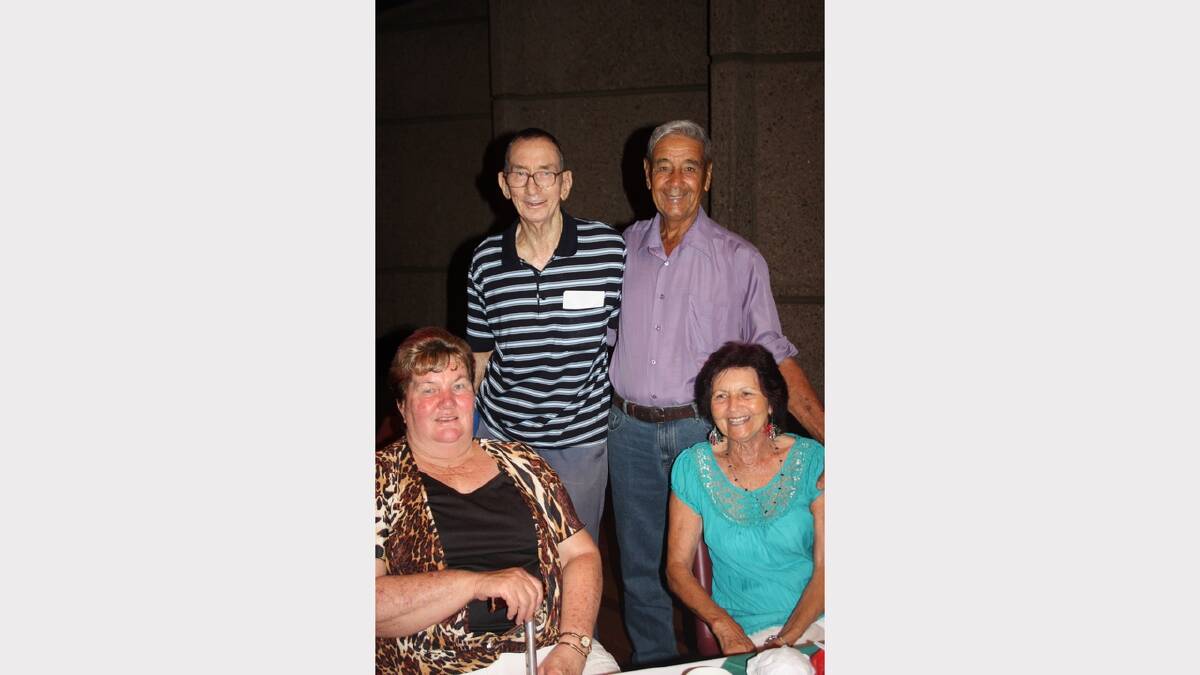 FUN TIMES: Sharing special moments with friends are, from left, Laurel Ruttley, Sam Hobbs, Ben and Edna Trindle.