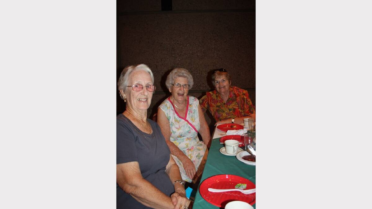 HAVE A LAUGH: Sharing a joke and some fun are, from left, Yvone McCoy, Betty Jenje and Rita Van Ryt.