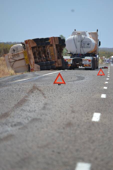 Sulphuric acid spill on Barkly Highway