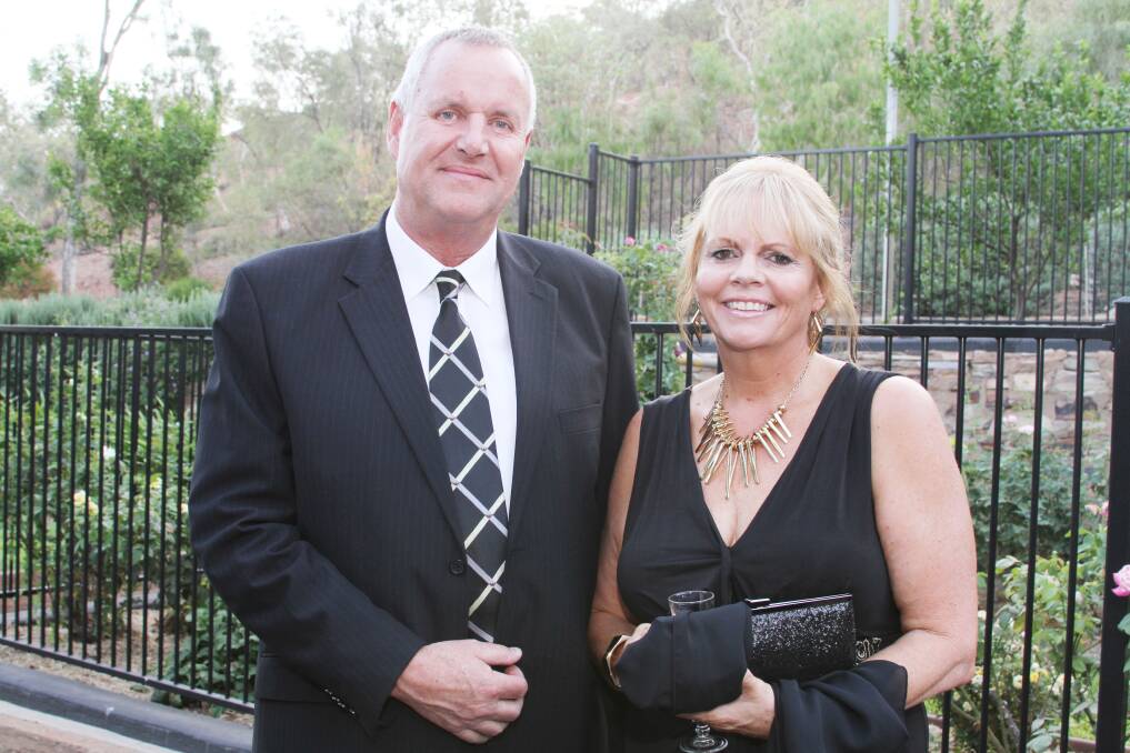 SMILES: Pierce and Marcia Gage.